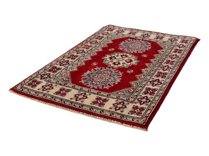 2' x 3' 1 Hand Knotted Kazak Rug