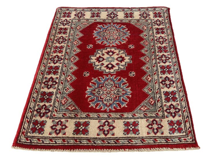 Detail image of 2' x 3' 1 Hand Knotted Kazak Rug