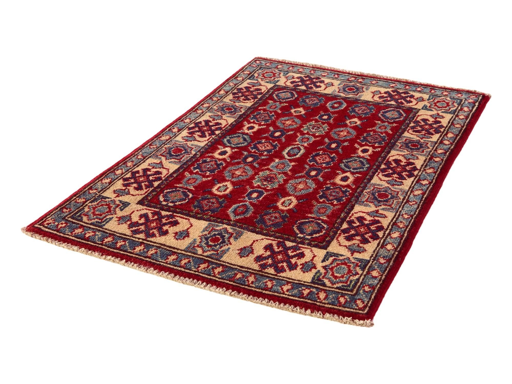 2' x 3' Hand Knotted Kazak Rug