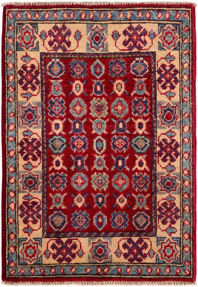 2' x 3' Hand Knotted Kazak Rug