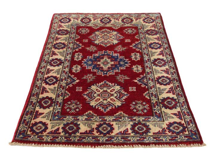 1' 11 x 2' 11 Hand Knotted Kazak Rug