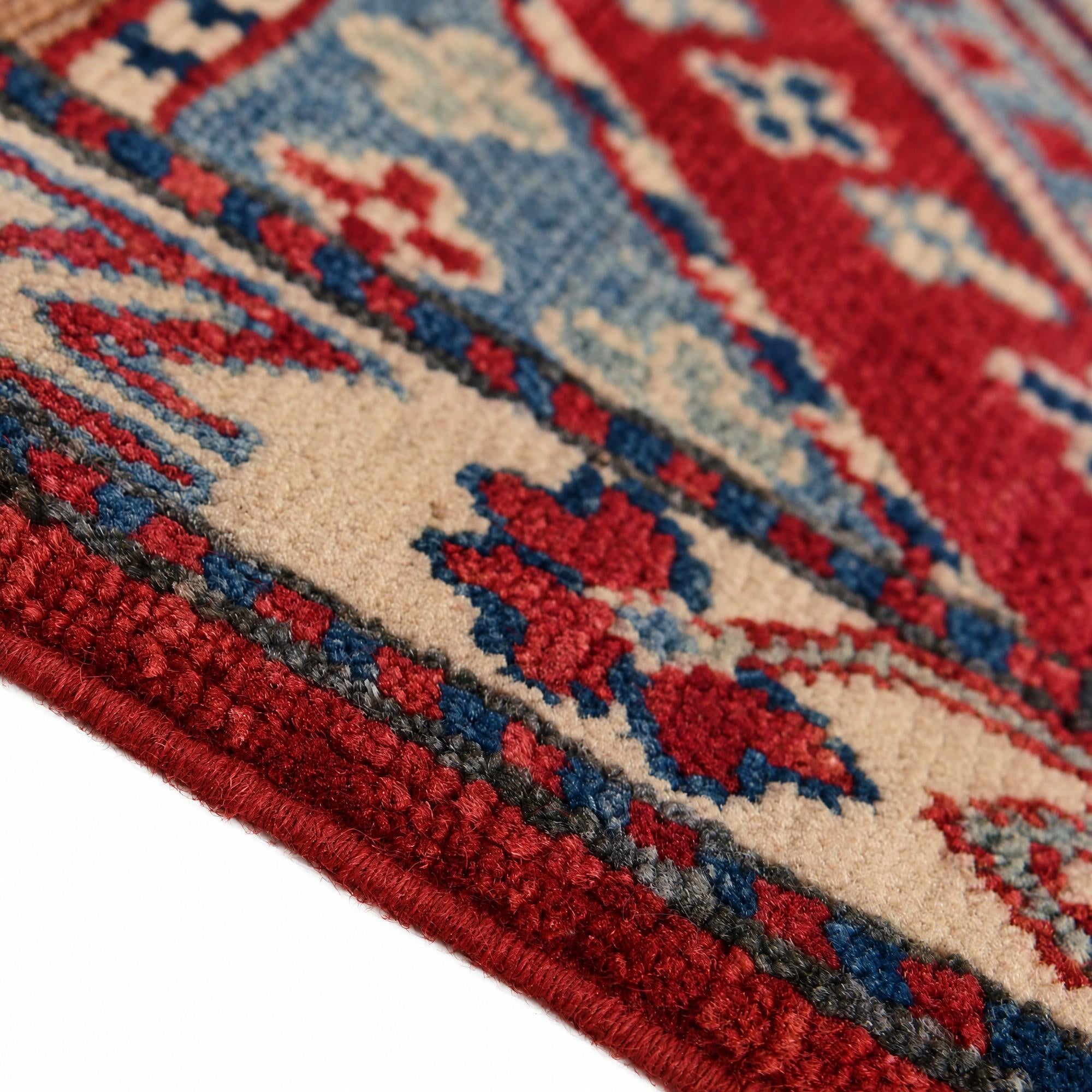 60cm x 80cm Hand Knotted Kazak Rug