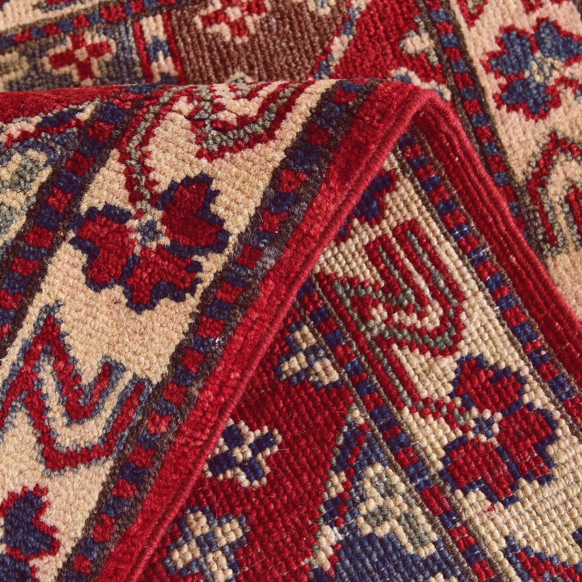 2' x 2' 8 Hand Knotted Kazak Rug