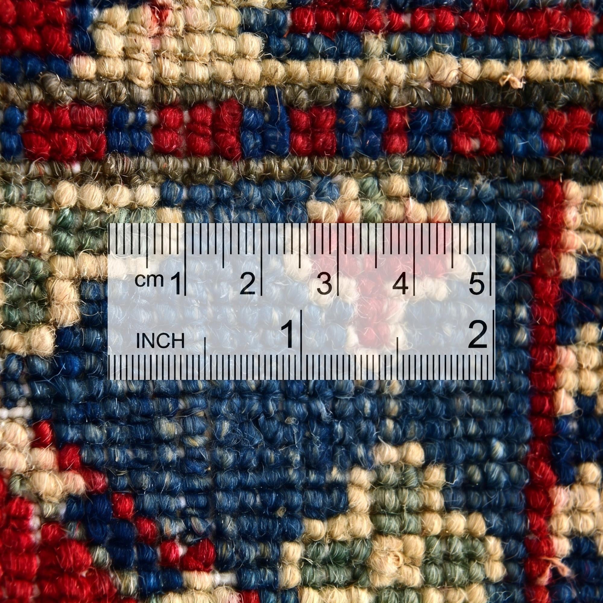 2' x 2' 8 Hand Knotted Kazak Rug