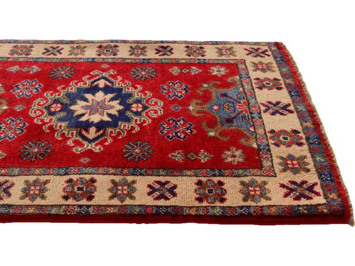 2' x 3' 1 Hand Knotted Kazak Rug