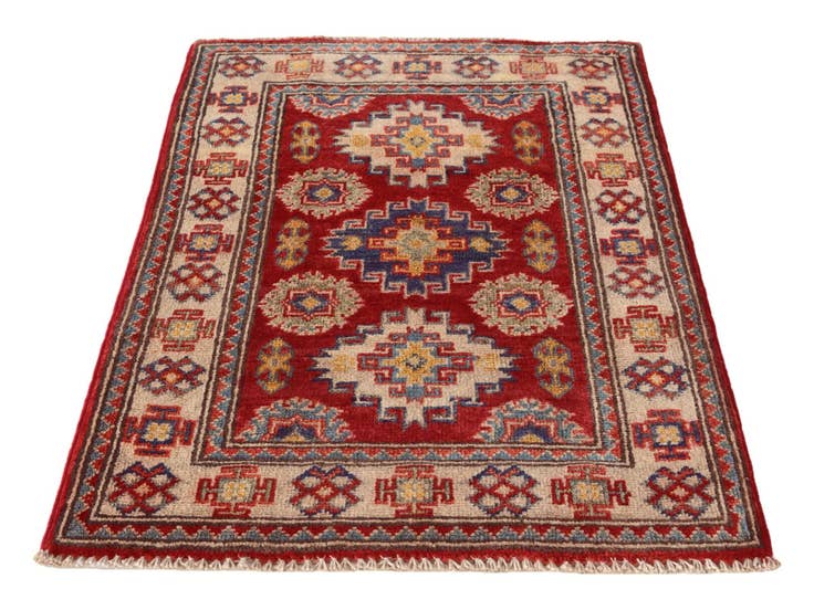 Detail image of 2' 1 x 3' Hand Knotted Kazak Rug