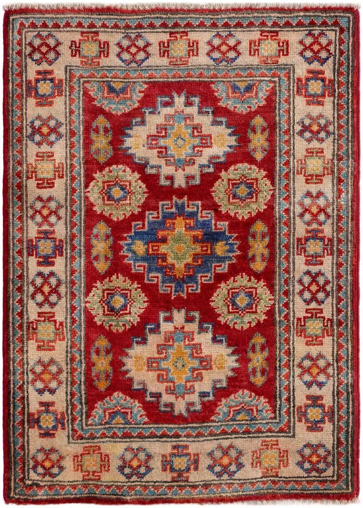 2' 1 x 3' Hand Knotted Kazak Rug