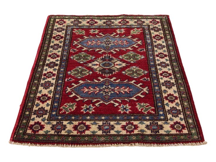 Detail image of 2' x 2' 11 Hand Knotted Kazak Rug