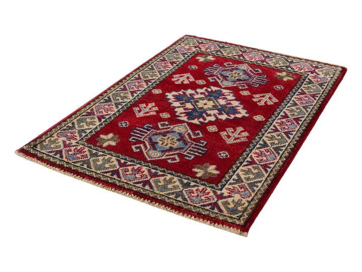 2' x 3' Hand Knotted Kazak Rug