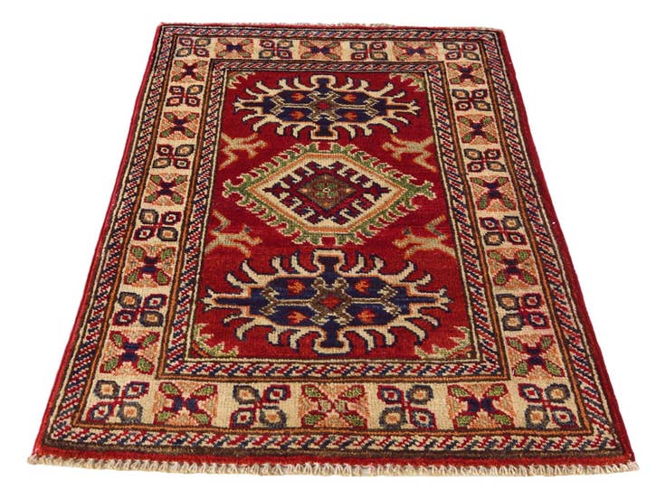 Detail image of 2' x 3' Hand Knotted Kazak Rug