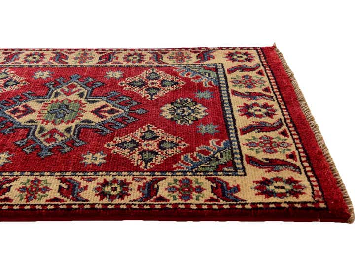 1' 11 x 3' Hand Knotted Kazak Rug