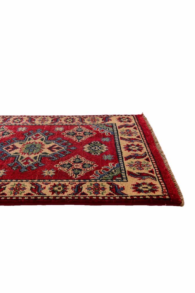 1' 11 x 3' Hand Knotted Kazak Rug