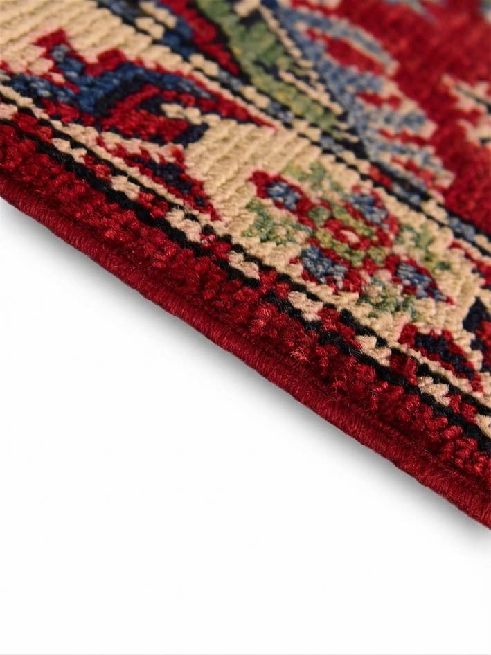 Detail image of 1' 11 x 3' Hand Knotted Kazak Rug