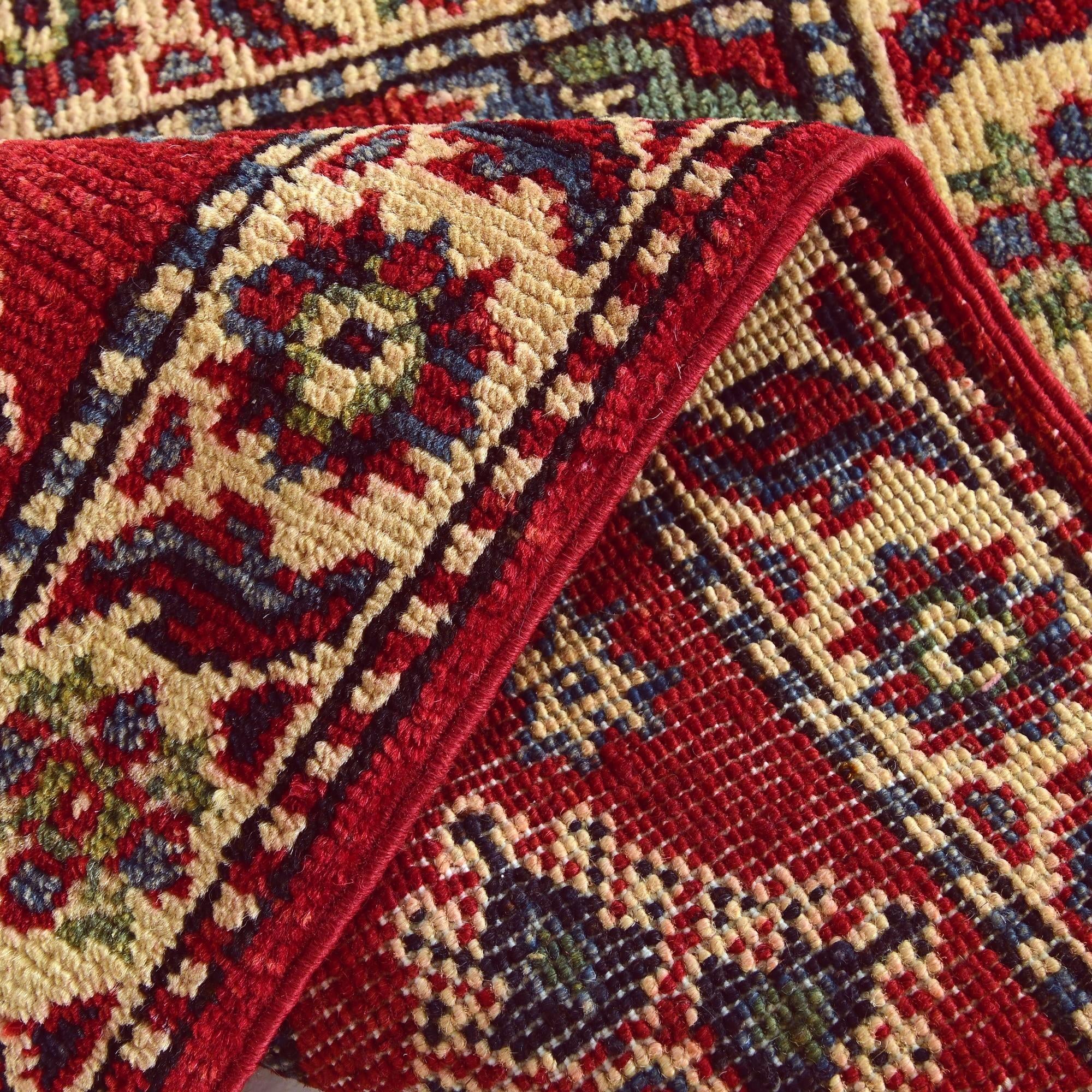 1' 11 x 3' Hand Knotted Kazak Rug