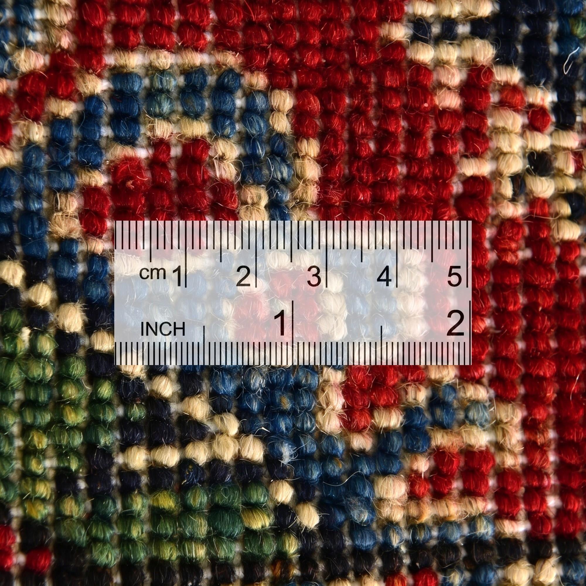 1' 11 x 3' Hand Knotted Kazak Rug