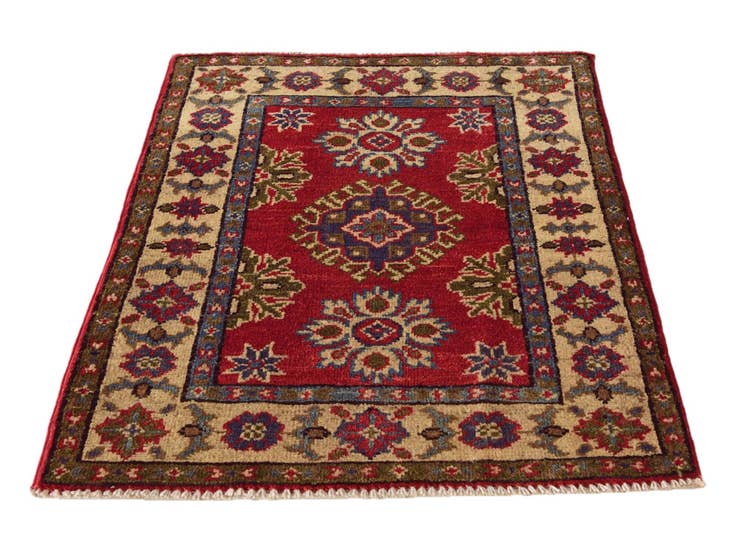 Detail image of 2' 1 x 2' 10 Hand Knotted Kazak Rug