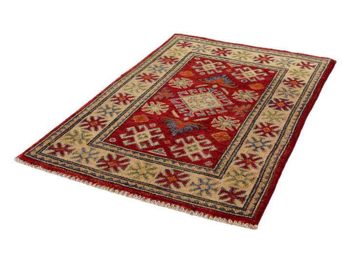 2' x 3' Hand Knotted Kazak Rug