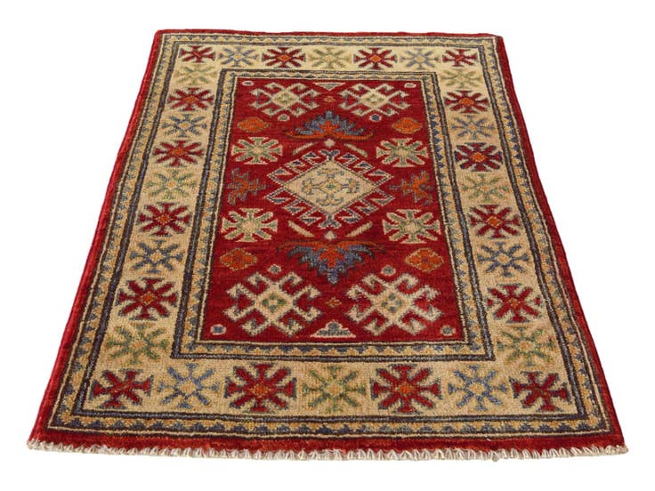 Detail image of 2' x 3' Hand Knotted Kazak Rug