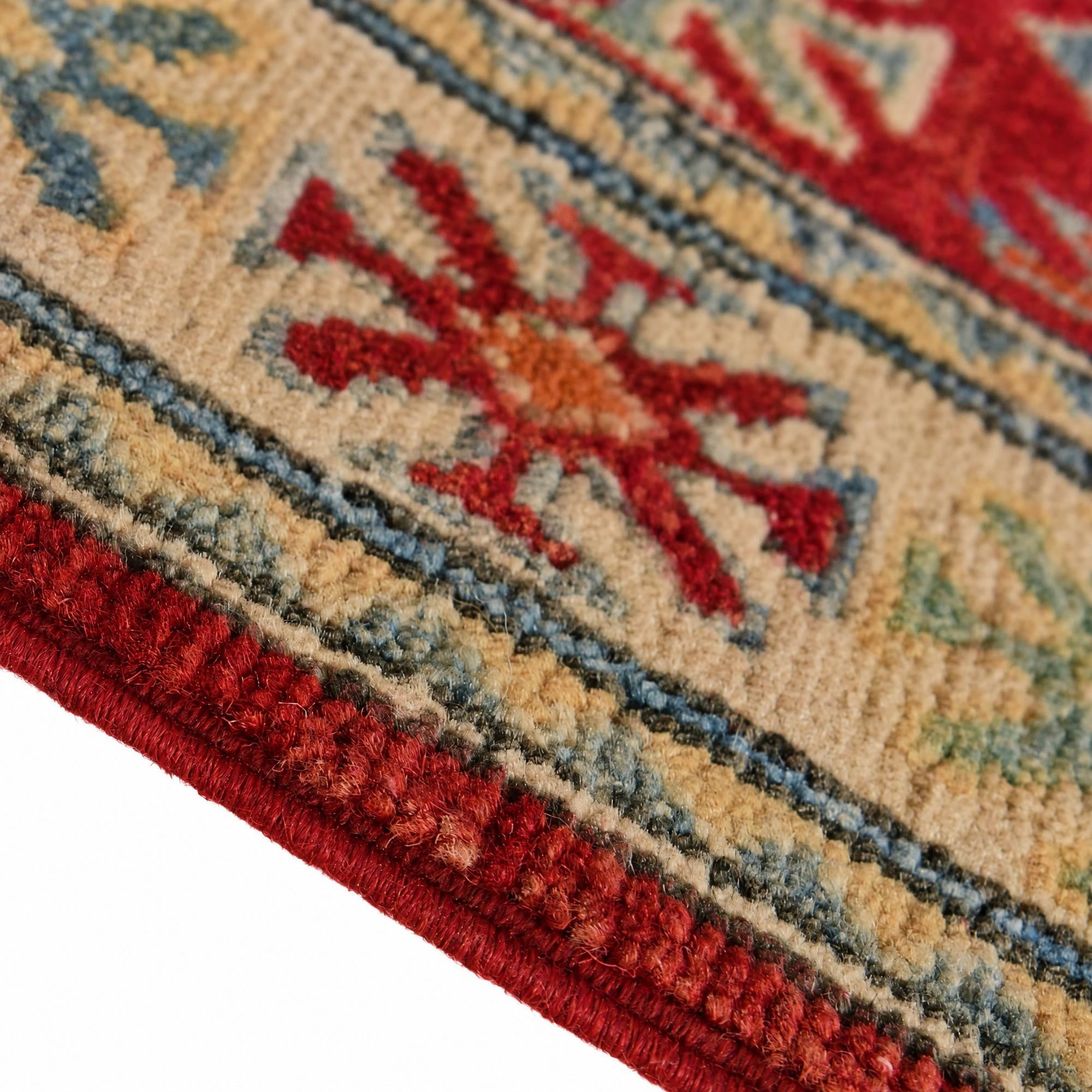 Detail image 8 of 12: 2' x 3' Hand Knotted Kazak Rug