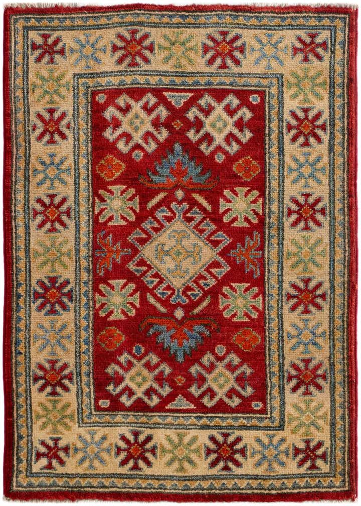 2' x 3' Hand Knotted Kazak Rug