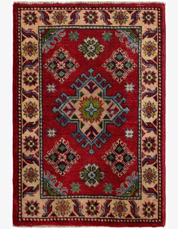 2' 1 x 3' Hand Knotted Kazak Rug