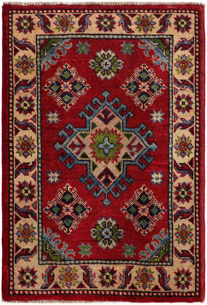 2' 1 x 3' Hand Knotted Kazak Rug