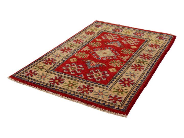 2' x 2' 11 Hand Knotted Kazak Rug