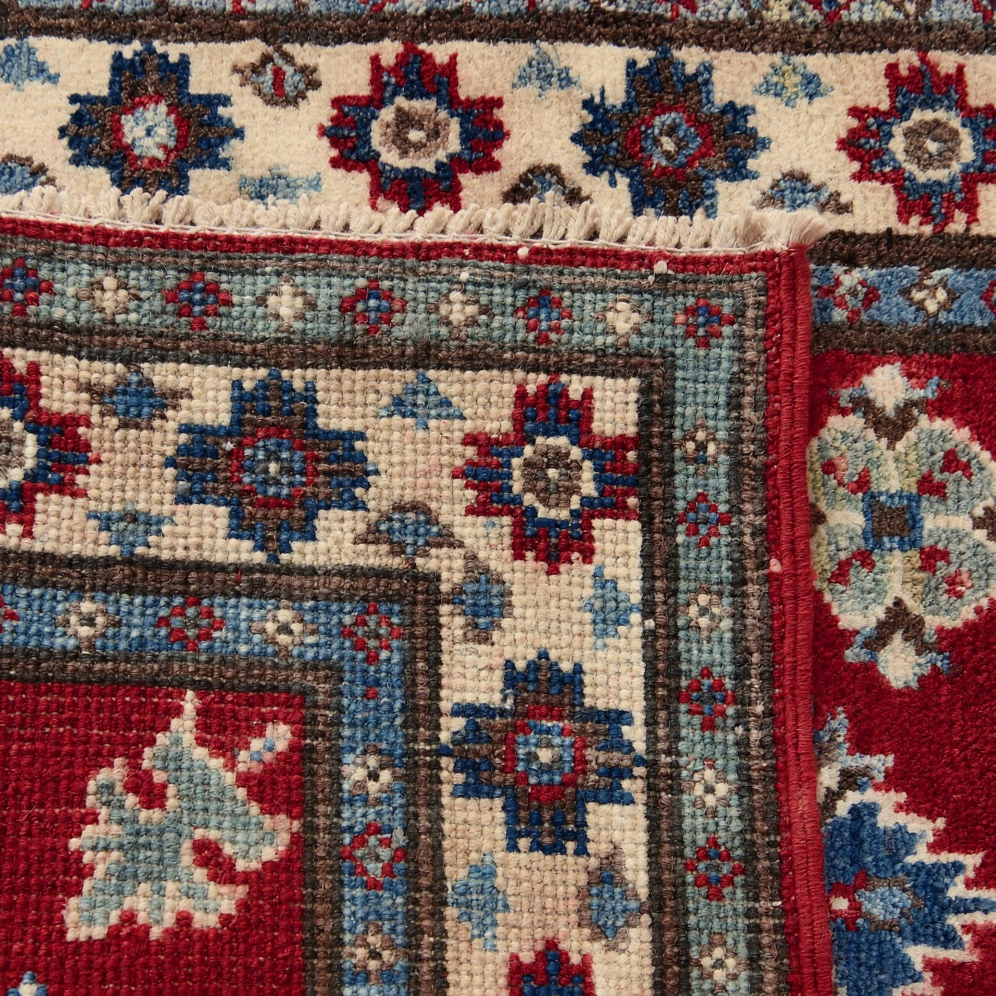 Detail image 12 of 12: 2' 2 x 3' 1 Hand Knotted Kazak Rug