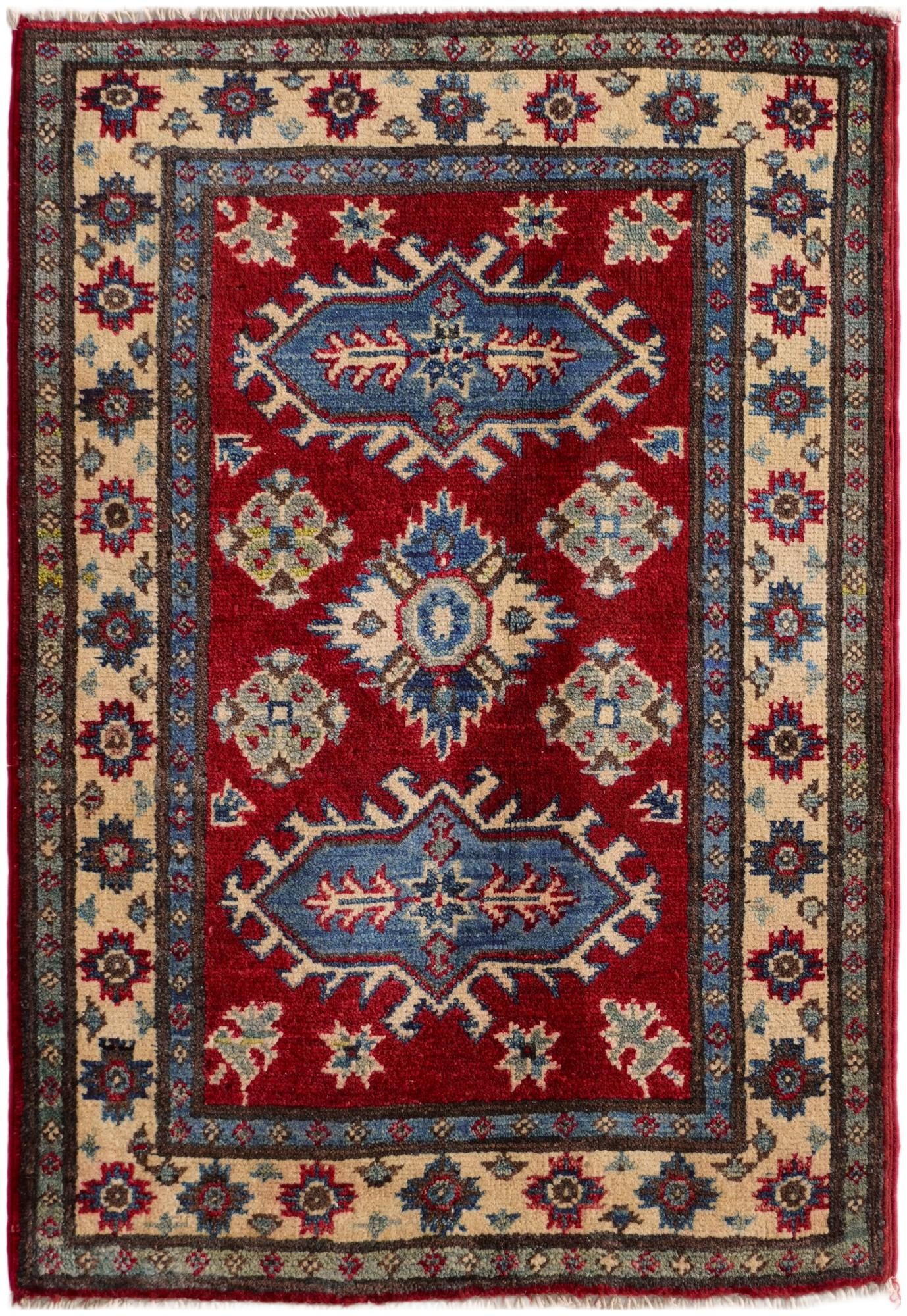 2' 2 x 3' 1 Hand Knotted Kazak Rug