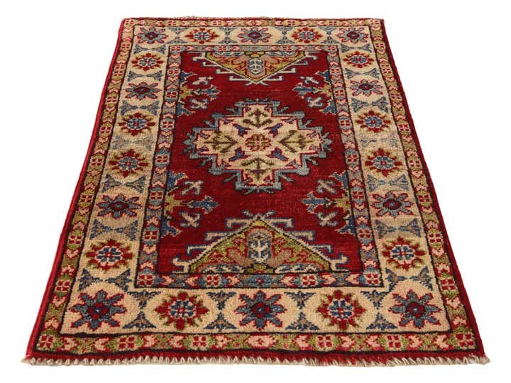 2' x 3' Hand Knotted Kazak Rug