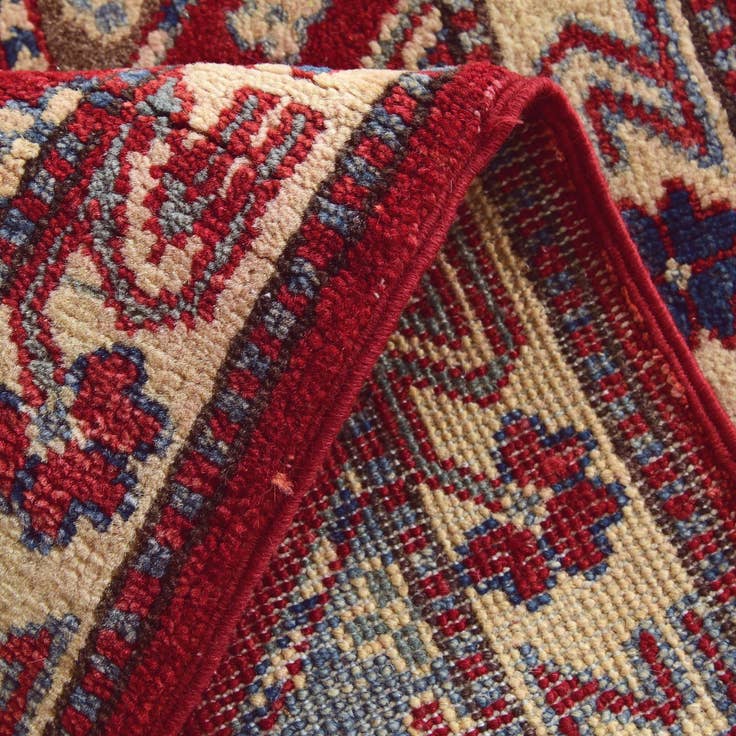 Detail image of 2' 1 x 3' Hand Knotted Kazak Rug
