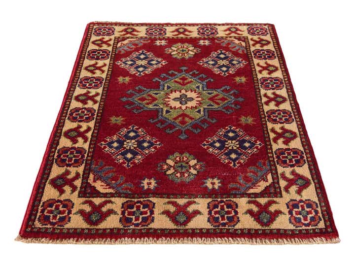 2' x 2' 11 Hand Knotted Kazak Rug
