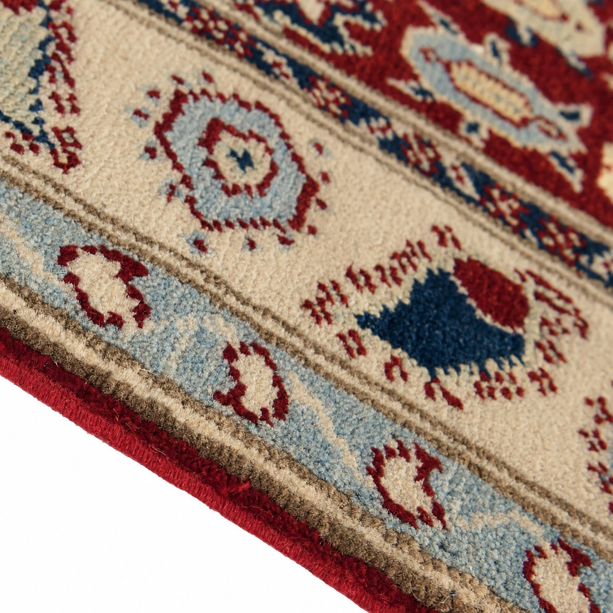 90cm x 120cm Hand Knotted Kazak Rug