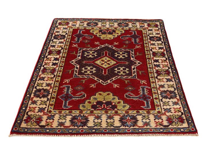 2' 9 x 3' 10 Hand Knotted Kazak Rug
