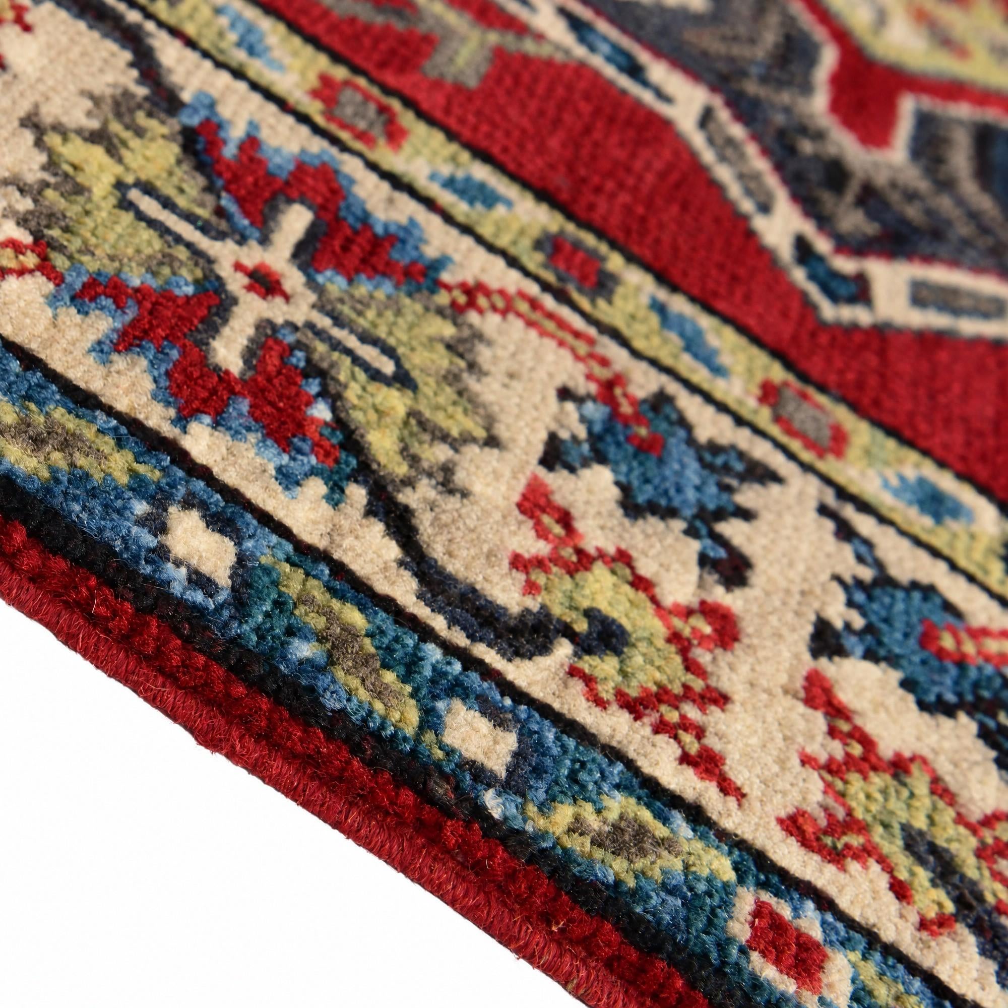 Detail image 8 of 12: 2' 9 x 3' 10 Hand Knotted Kazak Rug