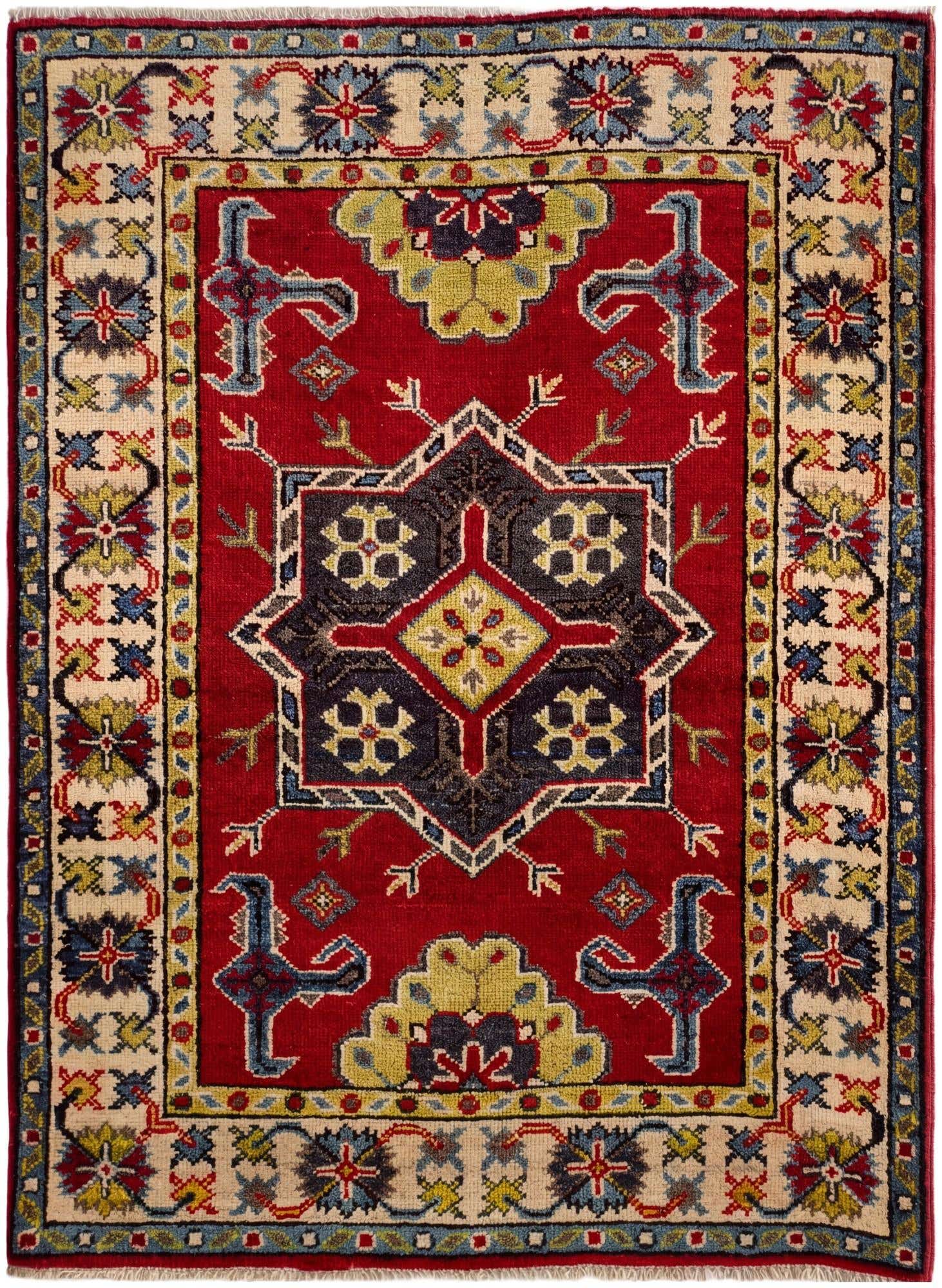 2' 9 x 3' 10 Hand Knotted Kazak Rug