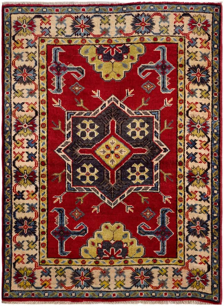 2' 9 x 3' 10 Hand Knotted Kazak Rug