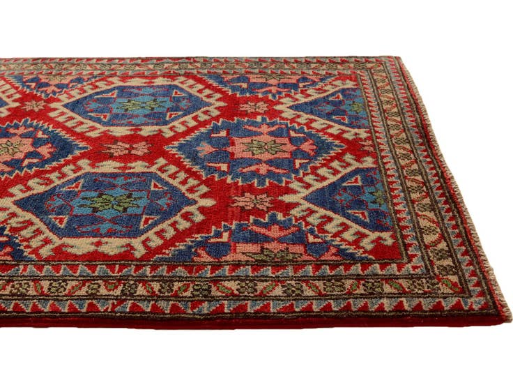 Detail image of 2' 9 x 3' 5 Hand Knotted Kazak Rug