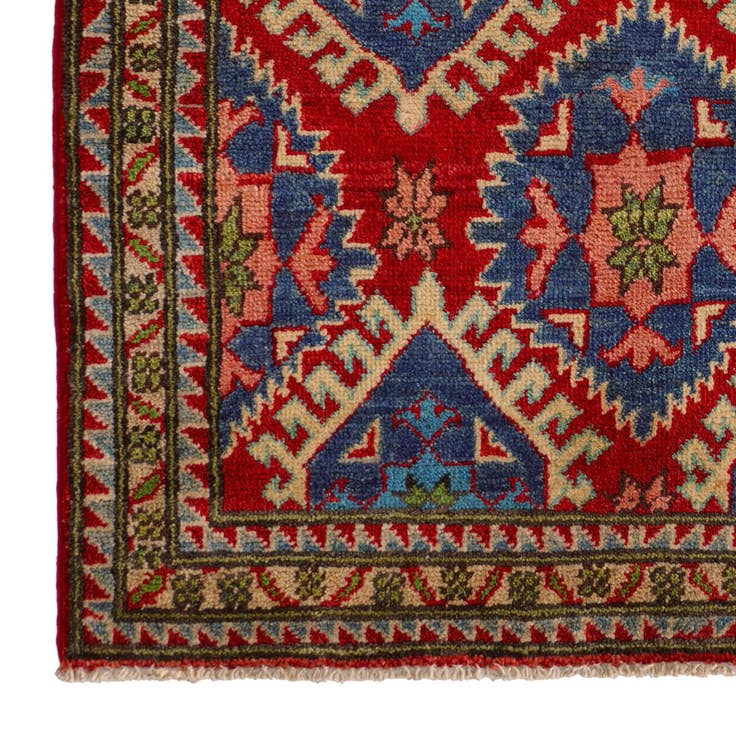 Detail image of 2' 9 x 3' 5 Hand Knotted Kazak Rug