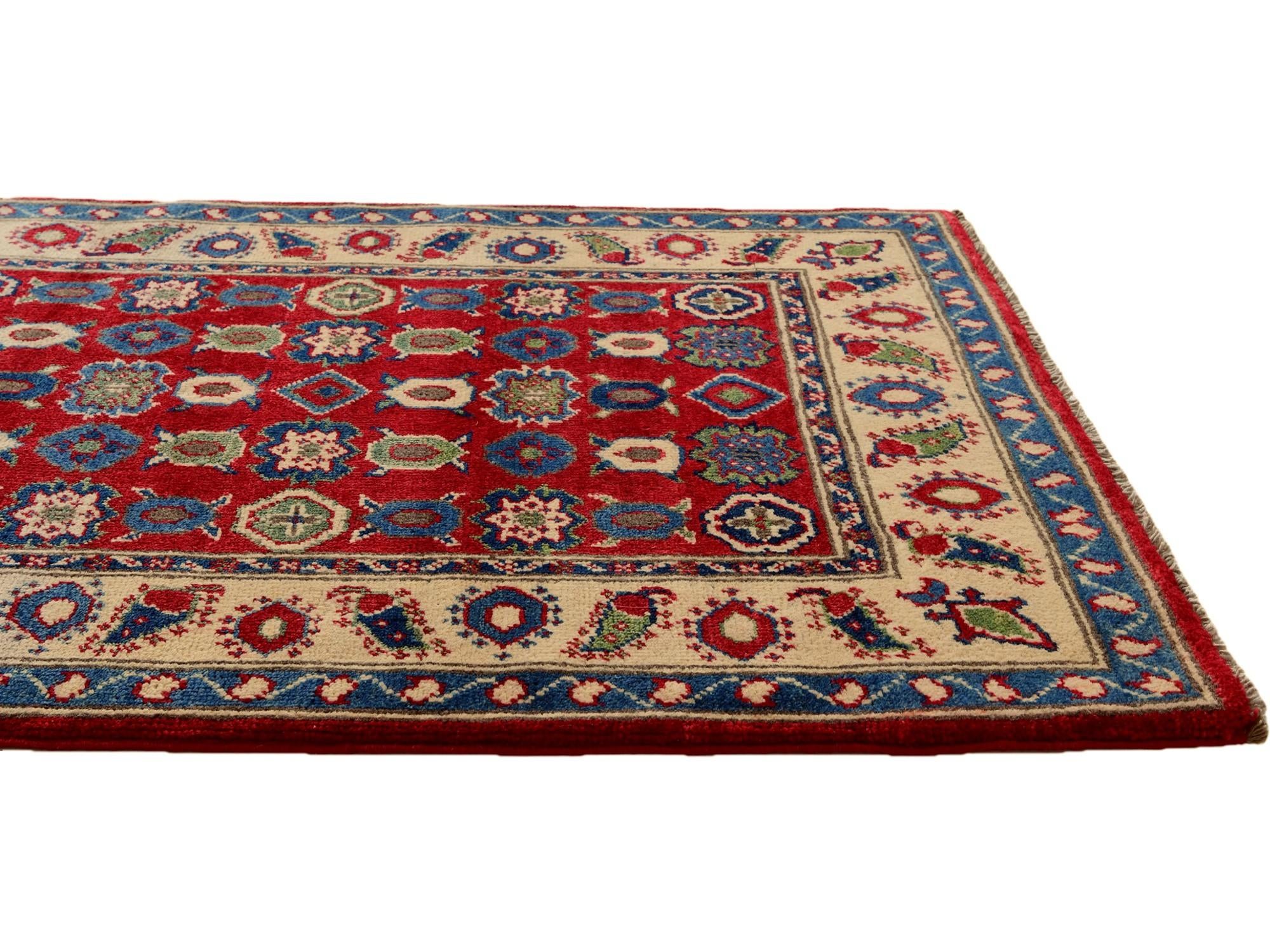 2' 9 x 4' 1 Hand Knotted Kazak Rug