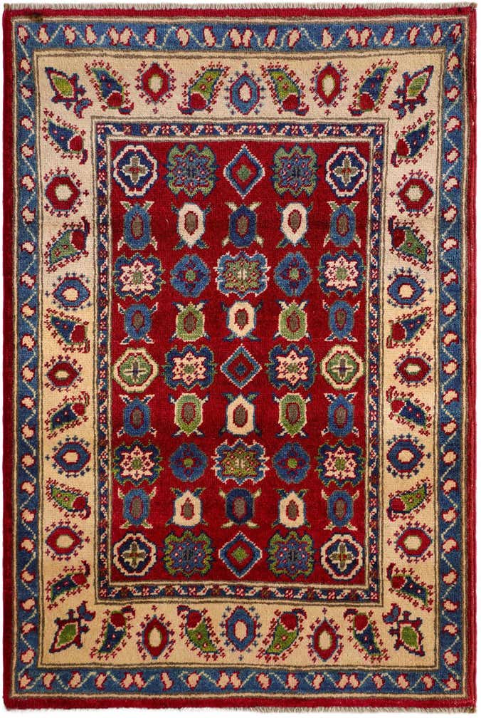 2' 9 x 4' 1 Hand Knotted Kazak Rug