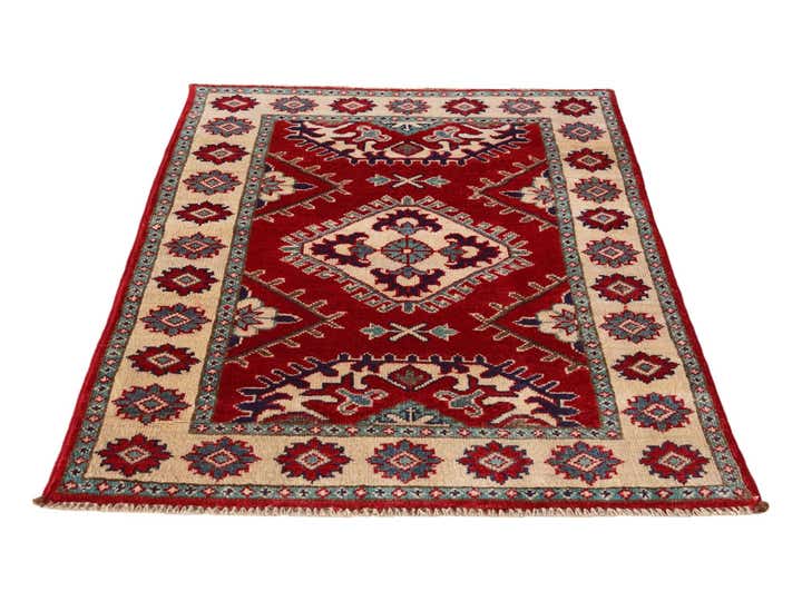 2' 8 x 3' 9 Hand Knotted Kazak Rug