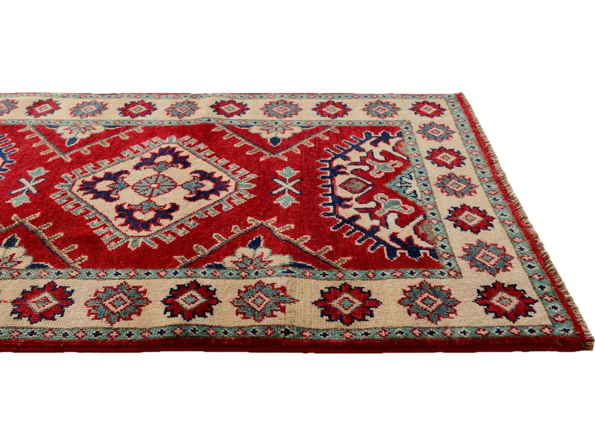 2' 8 x 3' 9 Hand Knotted Kazak Rug