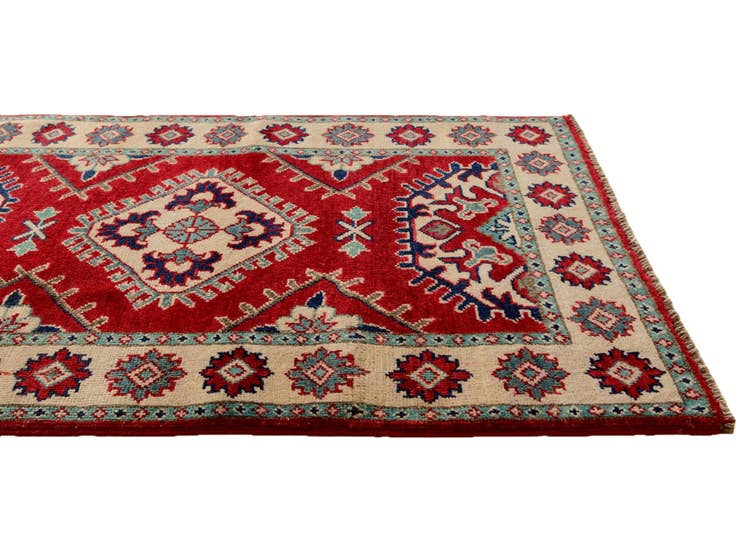 Detail image of 2' 8 x 3' 9 Hand Knotted Kazak Rug