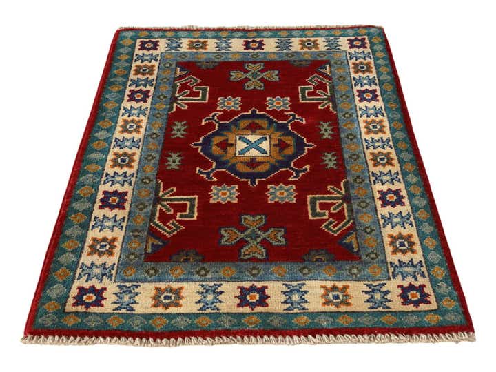 2' 1 x 2' 11 Hand Knotted Kazak Rug