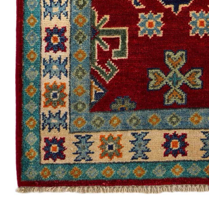 2' 1 x 2' 11 Hand Knotted Kazak Rug