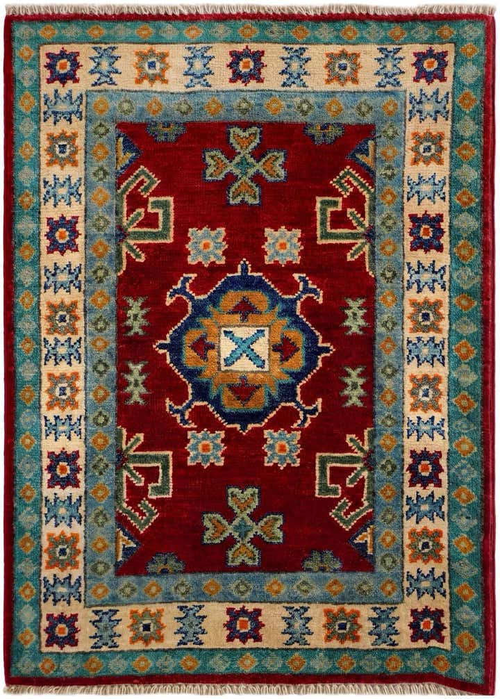 2' 1 x 2' 11 Hand Knotted Kazak Rug