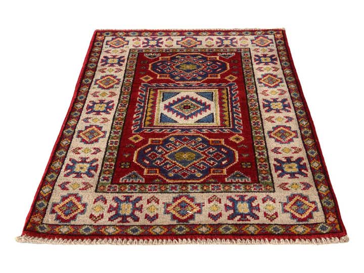 2' 1 x 3' Hand Knotted Kazak Rug