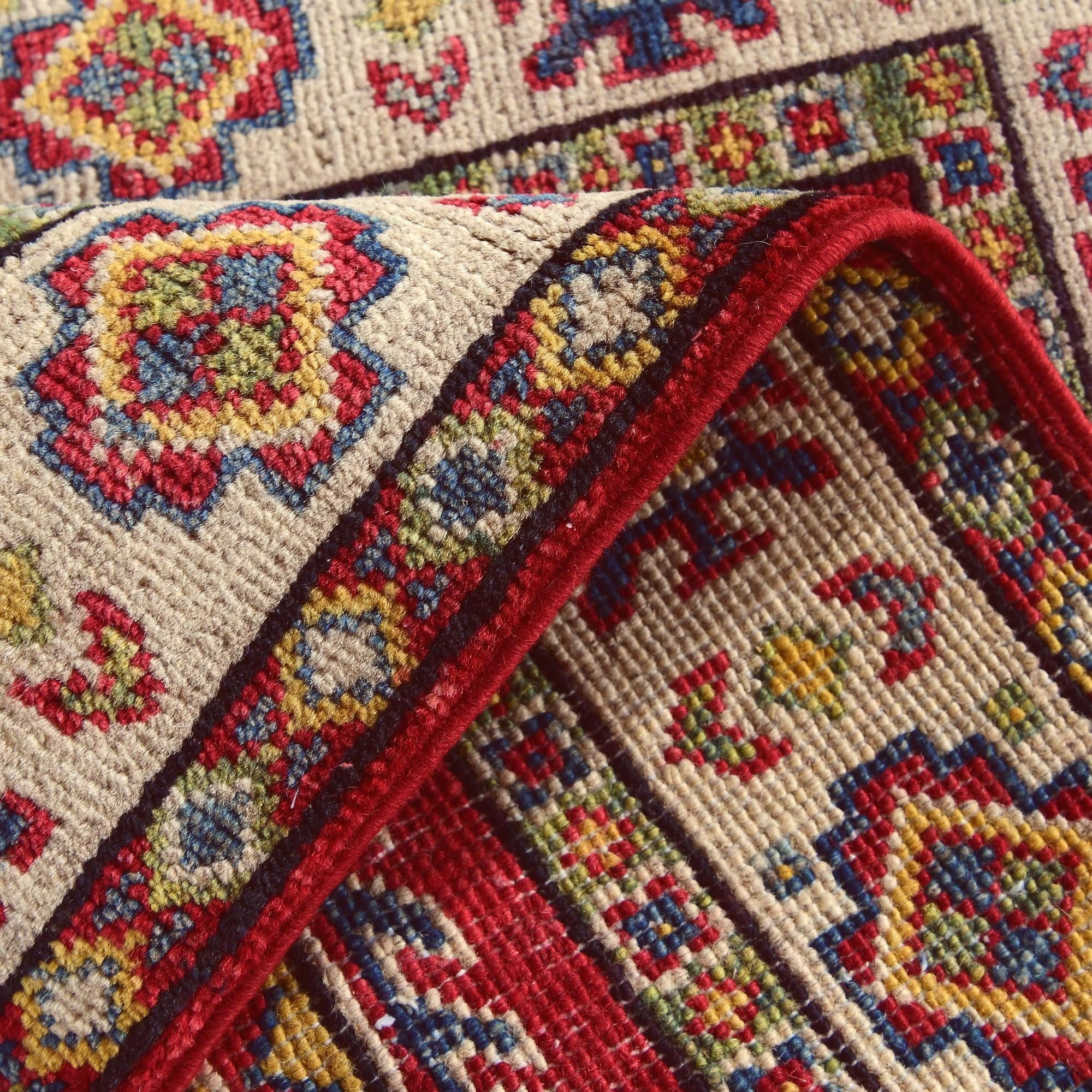 2' 1 x 3' Hand Knotted Kazak Rug