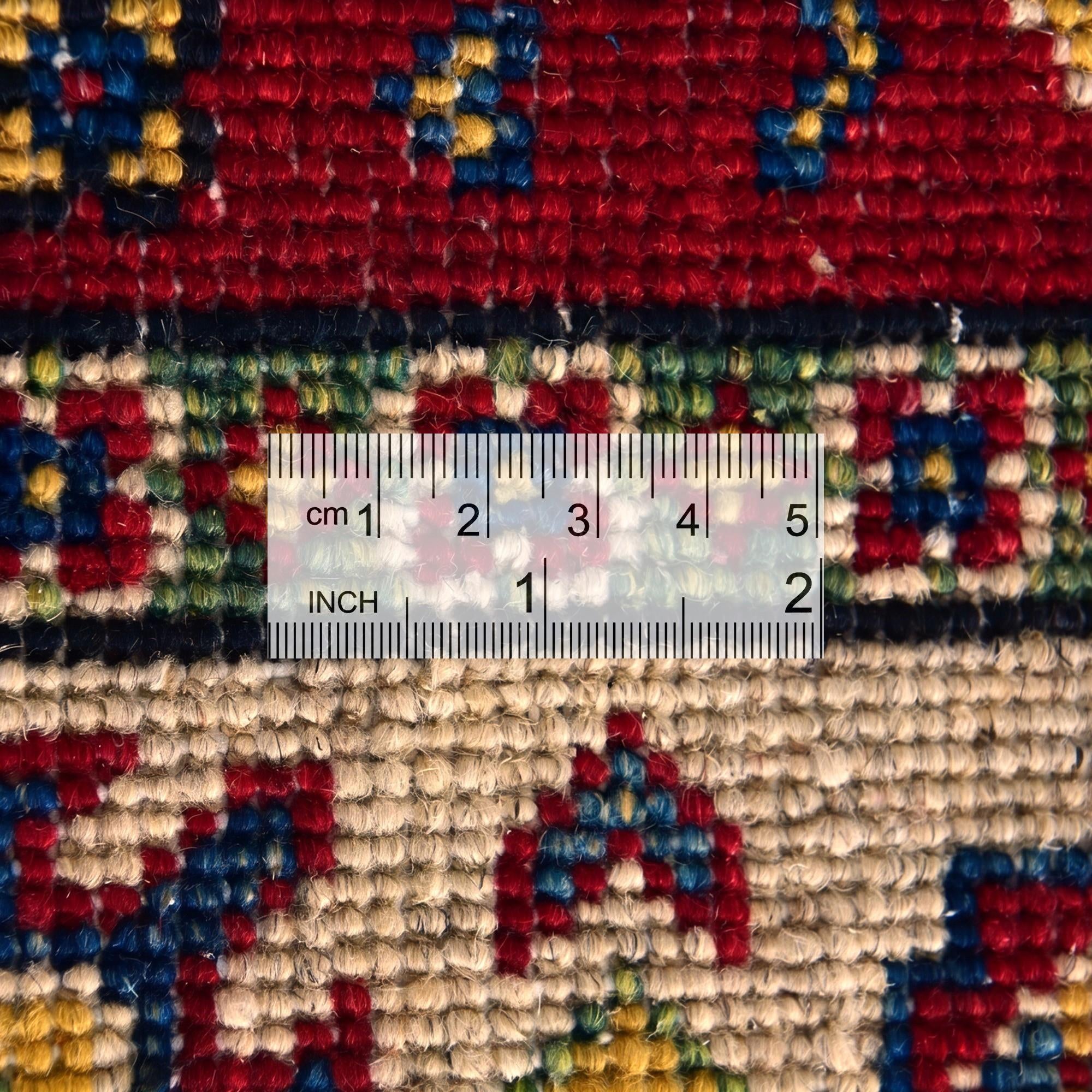 2' 1 x 3' Hand Knotted Kazak Rug